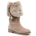 high quality china factory new style desert fur suede snow boot